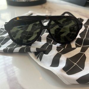 Gucci Retro Aviator Sunglasses - Tortoise and brown lenses